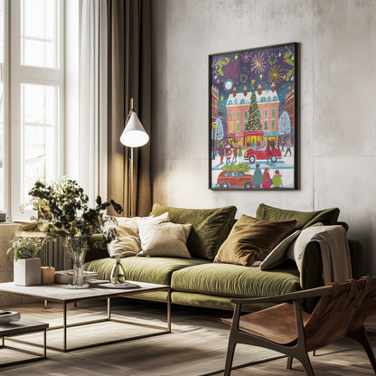 Christmas in the City - Poster / Art Print - interiör