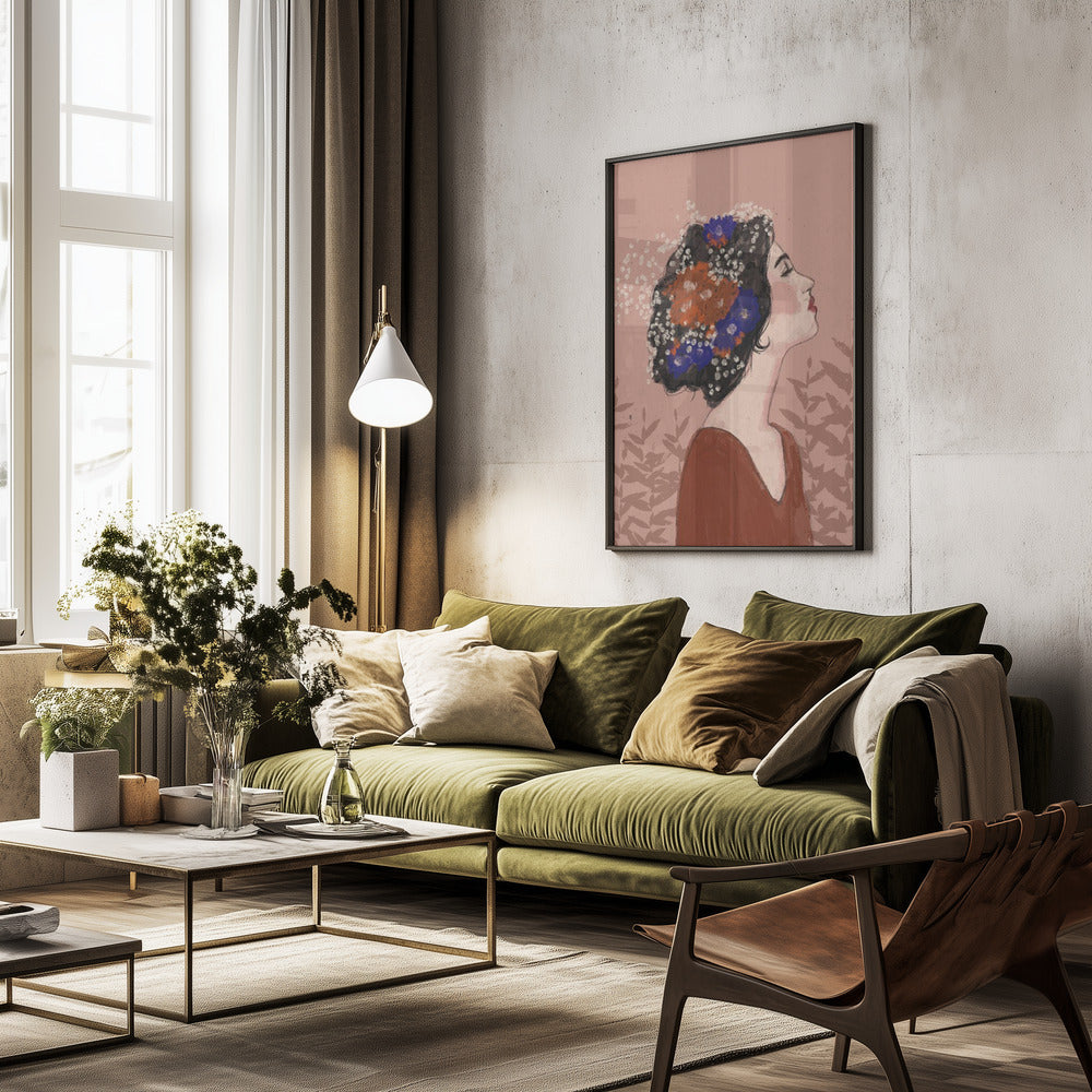 Summer Night - Poster / Art Print - interiör