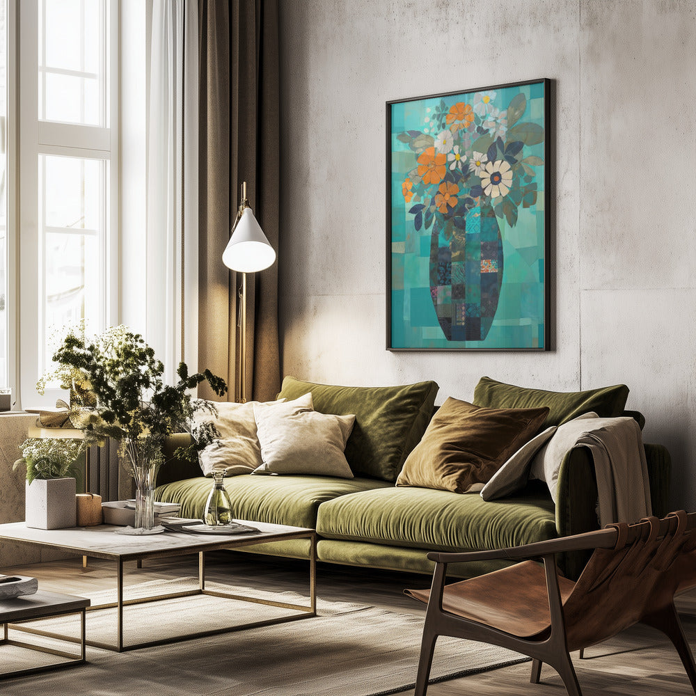 Abstract Vase No 15 - Poster / Art Print - interiör