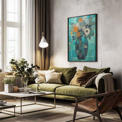 Abstract Vase No 15 - Poster / Art Print - interiör