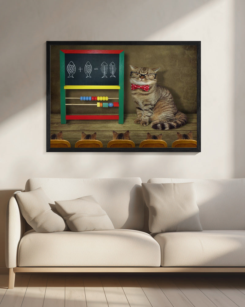 Math lesson... - Poster / Art Print - interiör