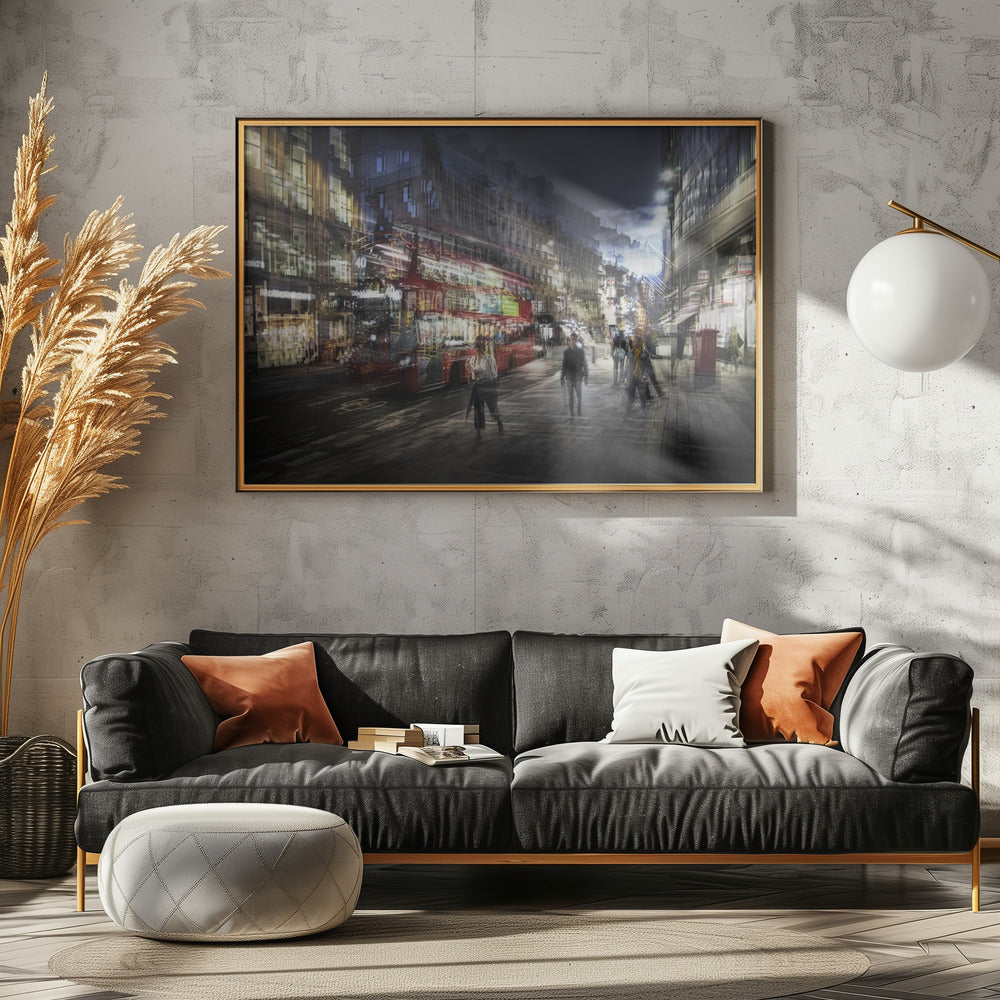 On the streets of London - Poster / Art Print - interiör