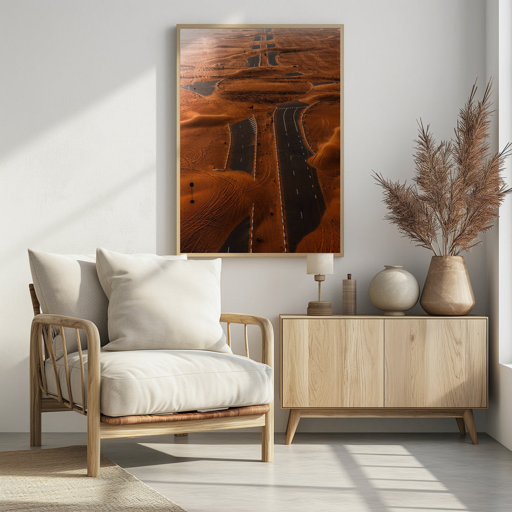 Dubai desert - Poster / Art Print - interiör