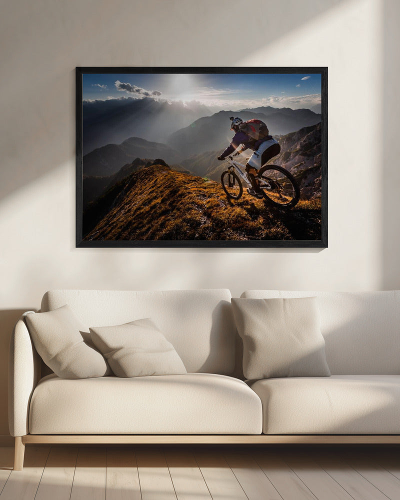 The call of the mountain - Poster / Art Print - interiör