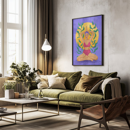 Meditation - Poster / Art Print - interiör