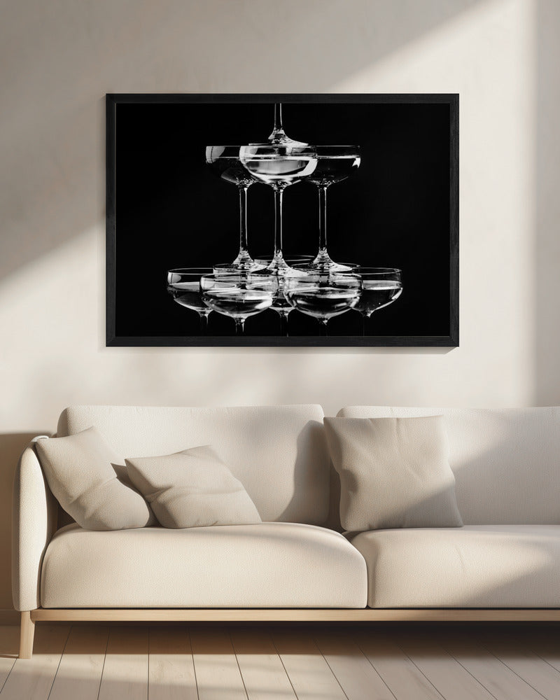 Champagne tower_10 - Poster / Art Print - interiör