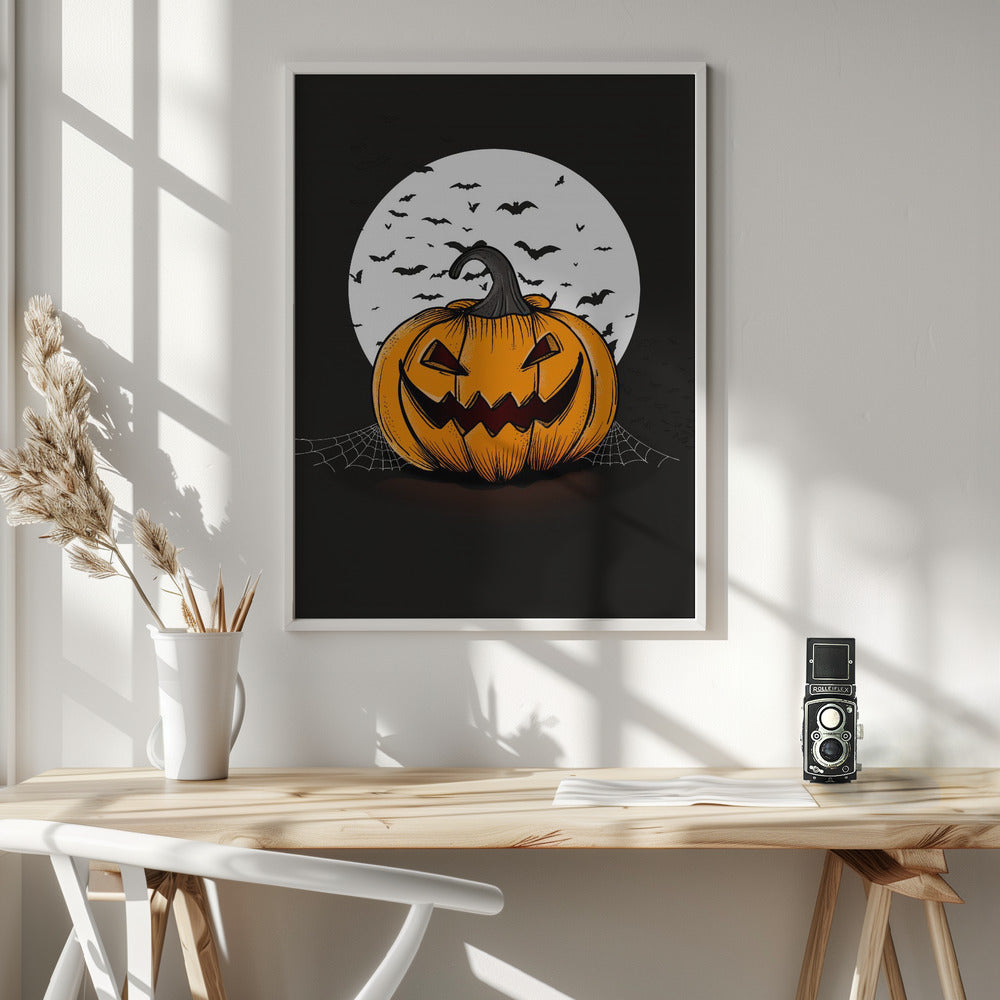 Jack O Lantern - Poster / Art Print - interiör