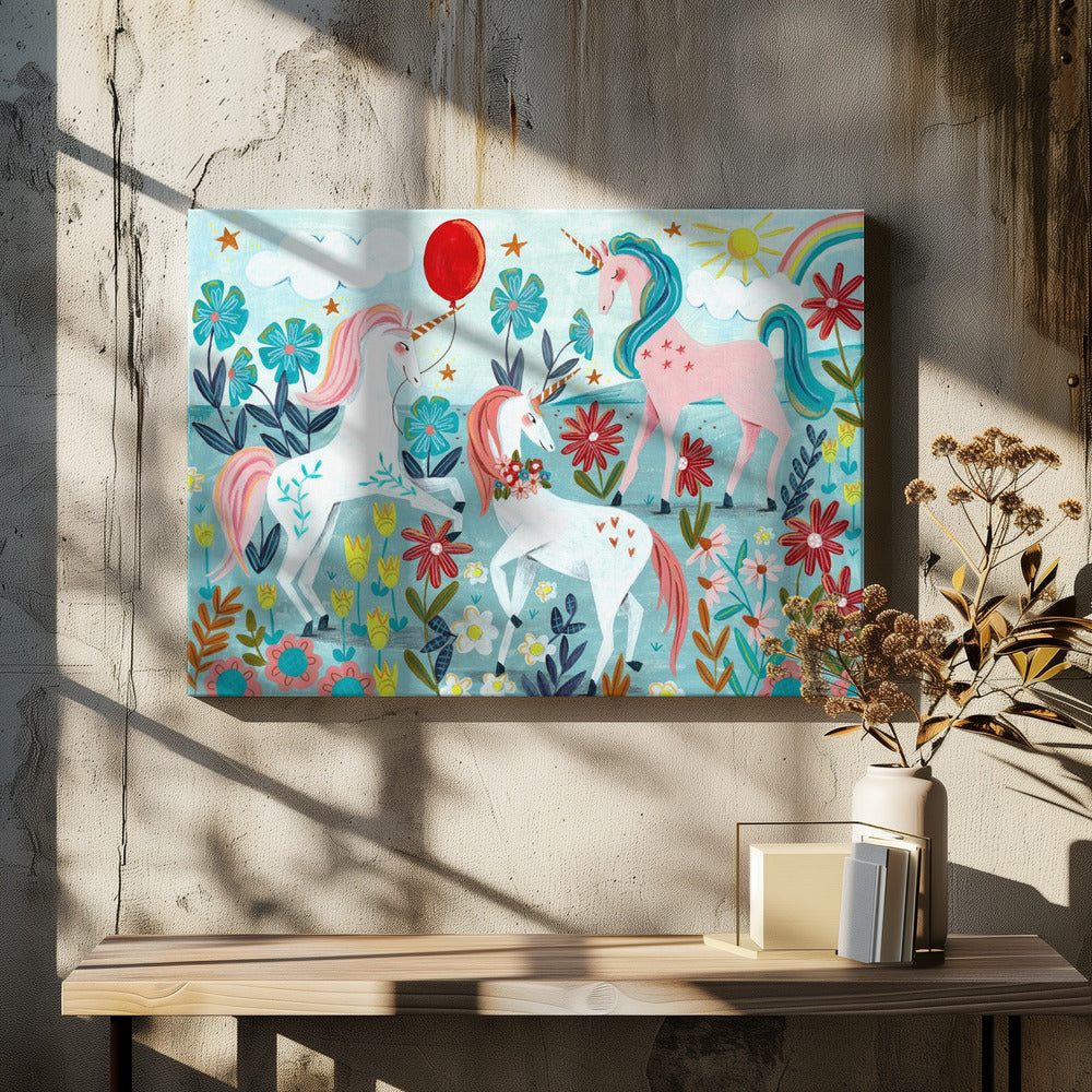 Unicorns - Poster / Art Print - interiör