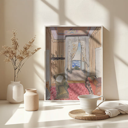 Ma Chambre Au Beau Rivage - Poster / Art Print - interiör