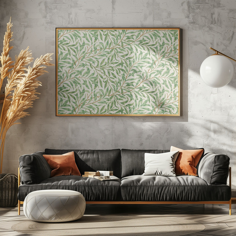 William Morris Wall Mural 04 - Poster / Art Print - interiör