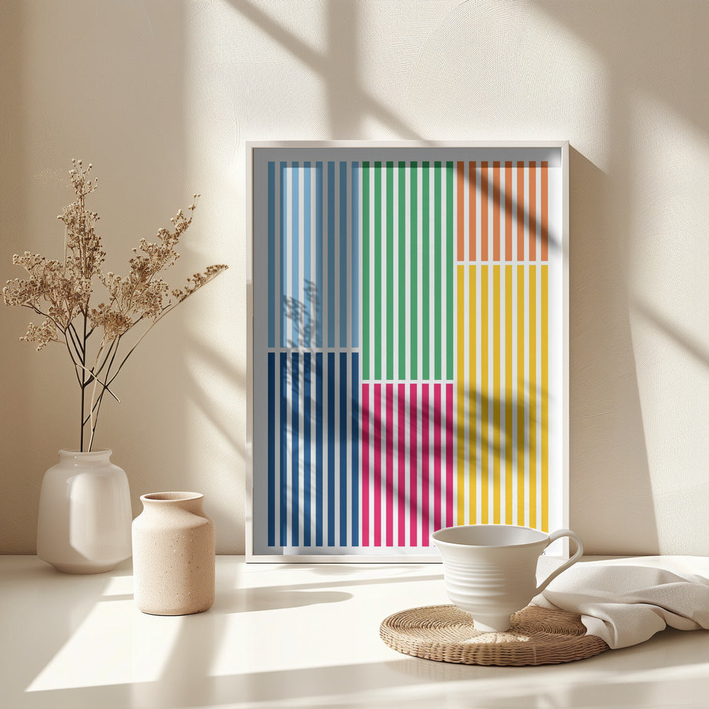SUMMER DAYS - Poster / Art Print - interiör