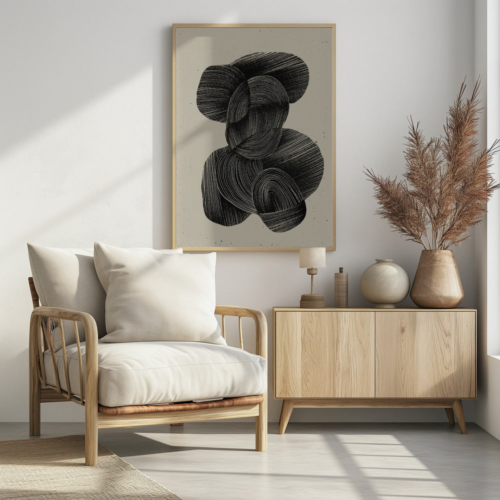 Fluid Echoes - Poster / Art Print - interiör