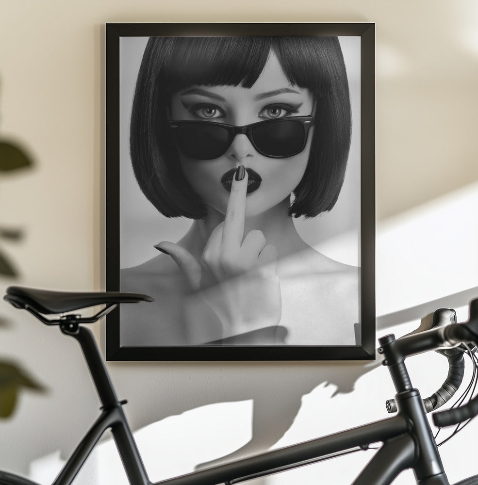 Kiss This - Poster / Art Print - interiör