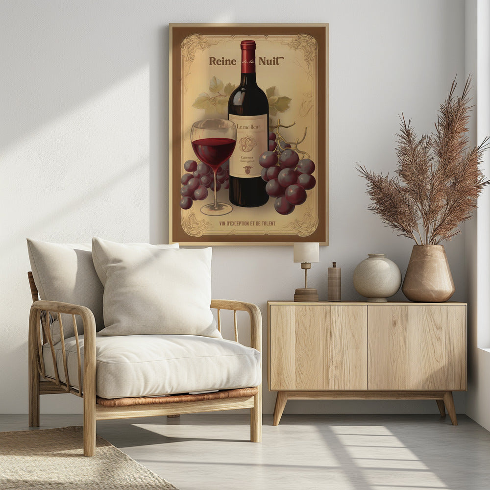 Reine De La Nuit - Poster / Art Print - interiör