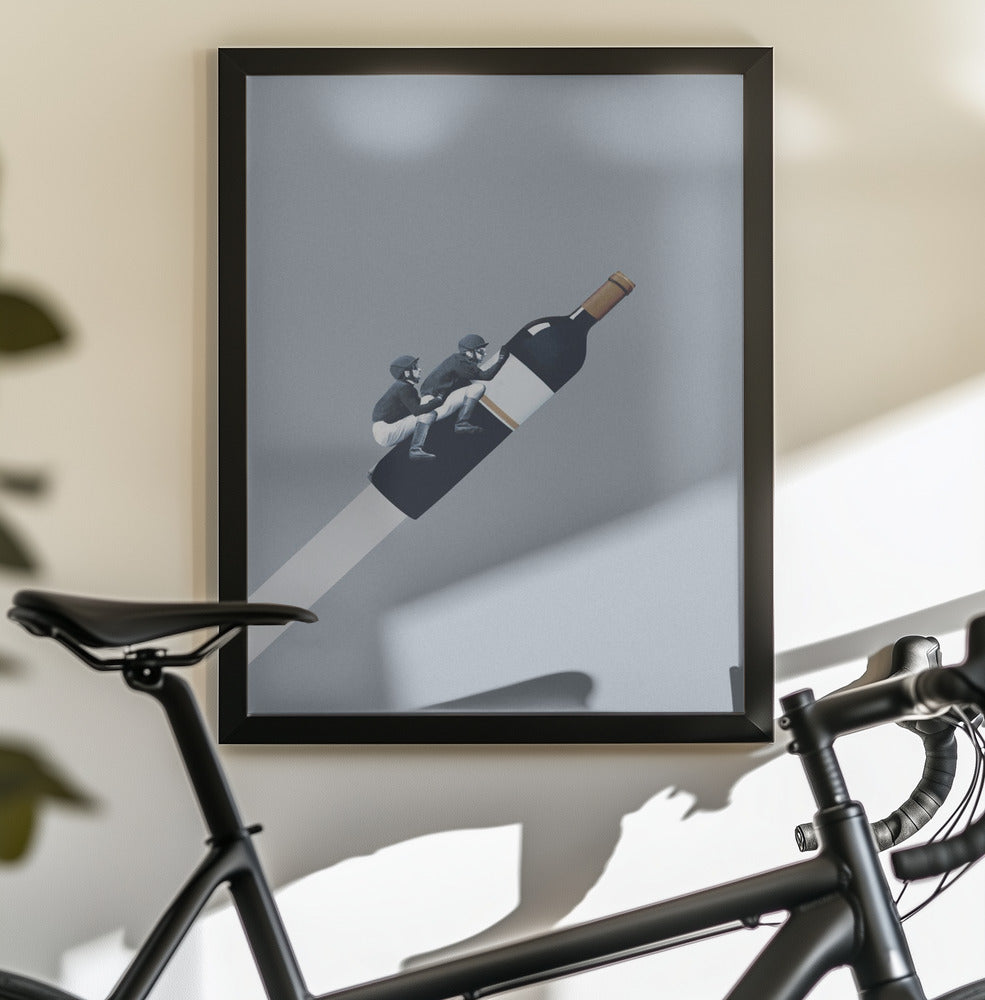 We ride until dawn - Poster / Art Print - interiör