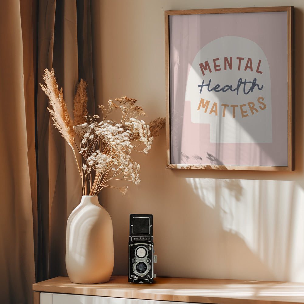 Mentalhealthmatters - Poster / Art Print - interiör