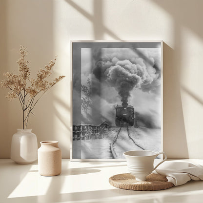 Old train - Poster / Art Print - interiör