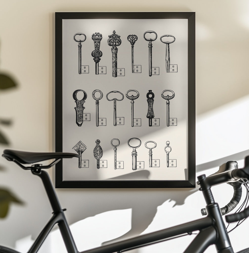 Usb Keys - Poster / Art Print - interiör