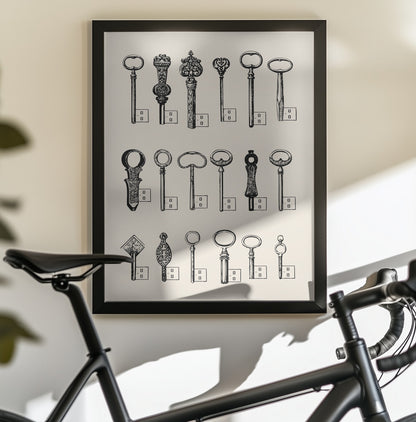 Usb Keys - Poster / Art Print - interiör