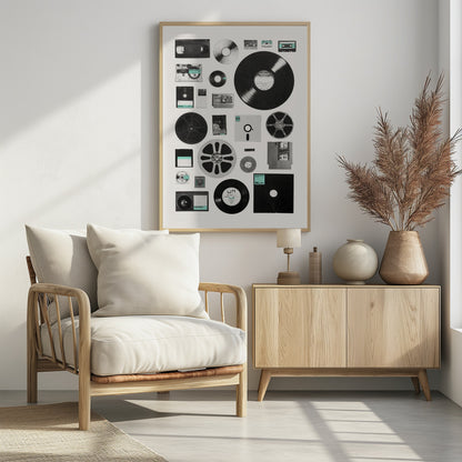 Data - Poster / Art Print - interiör