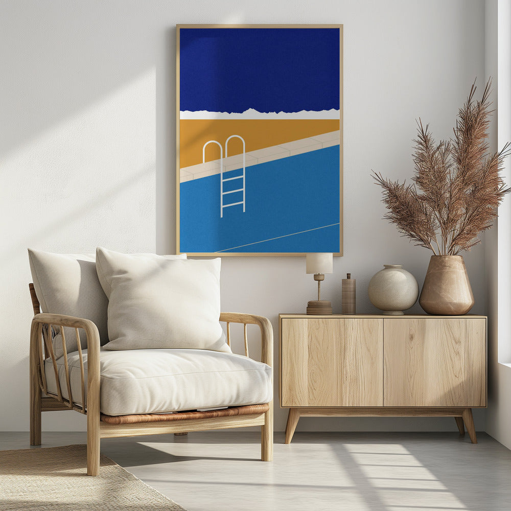 Desert Pool - Poster / Art Print - interiör