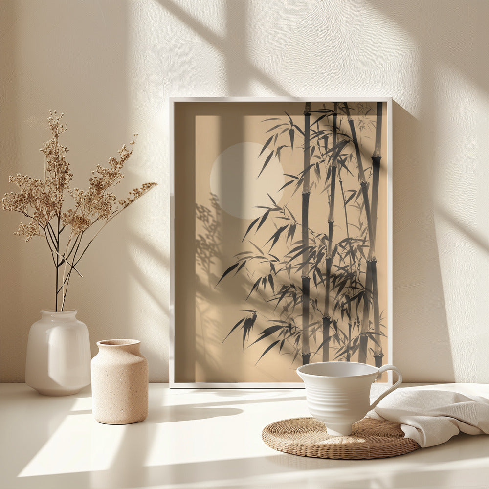 Evening Bamboo - Poster / Art Print - interiör