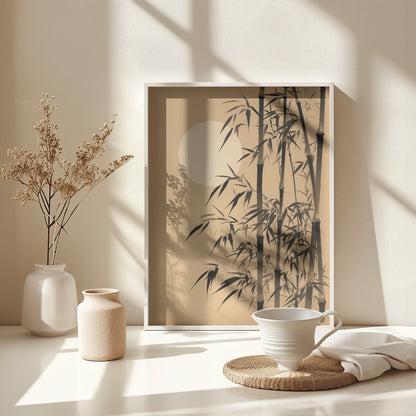 Evening Bamboo - Poster / Art Print - interiör