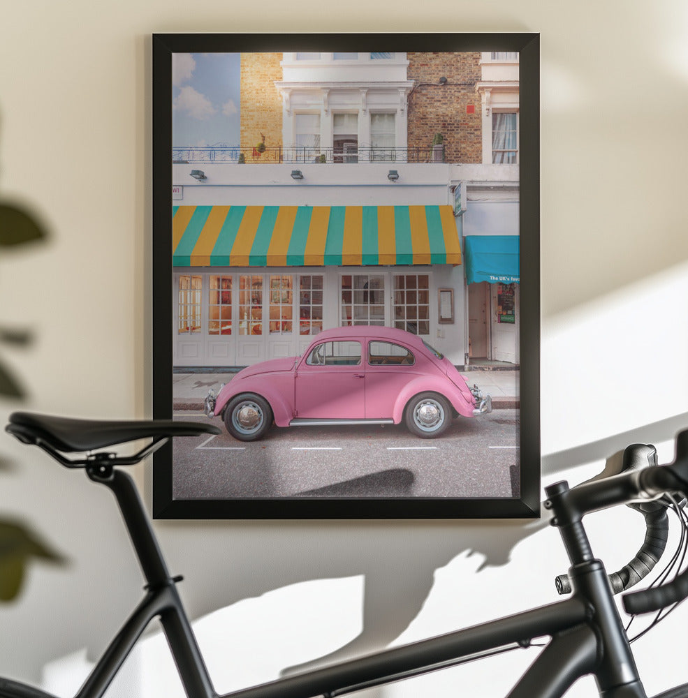 Pink Ride - Poster / Art Print - interiör