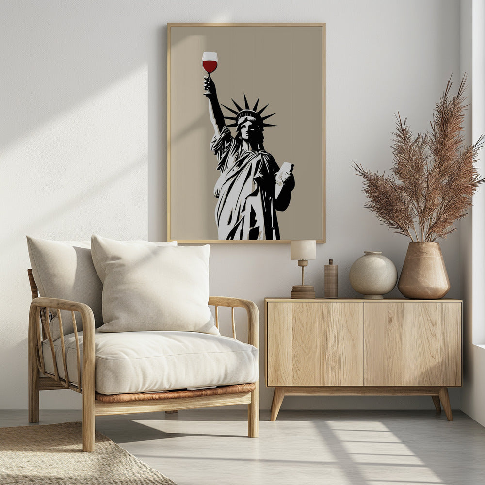 Liberty of Wine - Poster / Art Print - interiör
