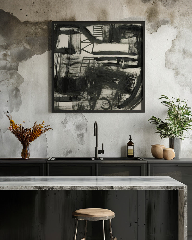 Market - Poster / Art Print - interiör