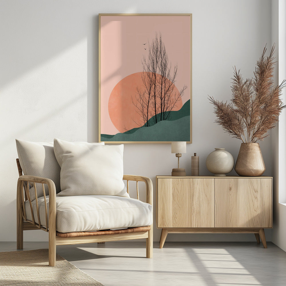 Sunset Memories - Poster / Art Print - interiör