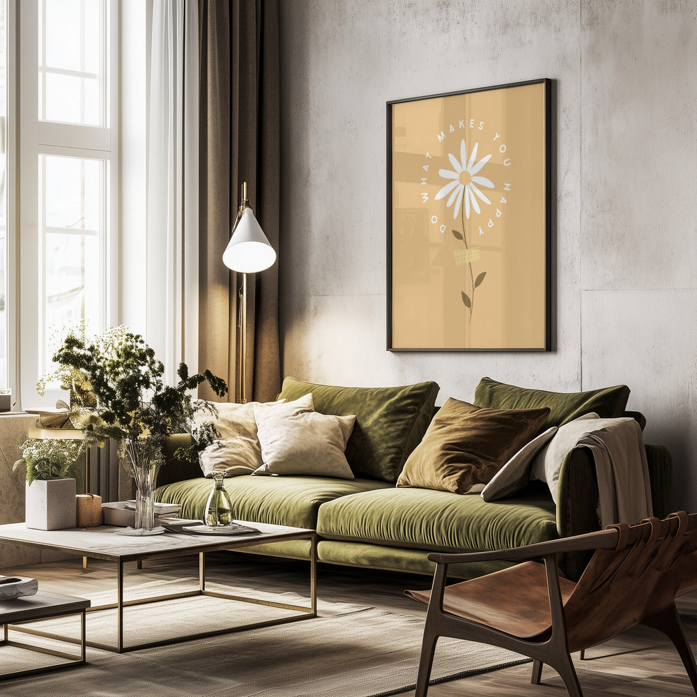 Daisy - Poster / Art Print - interiör