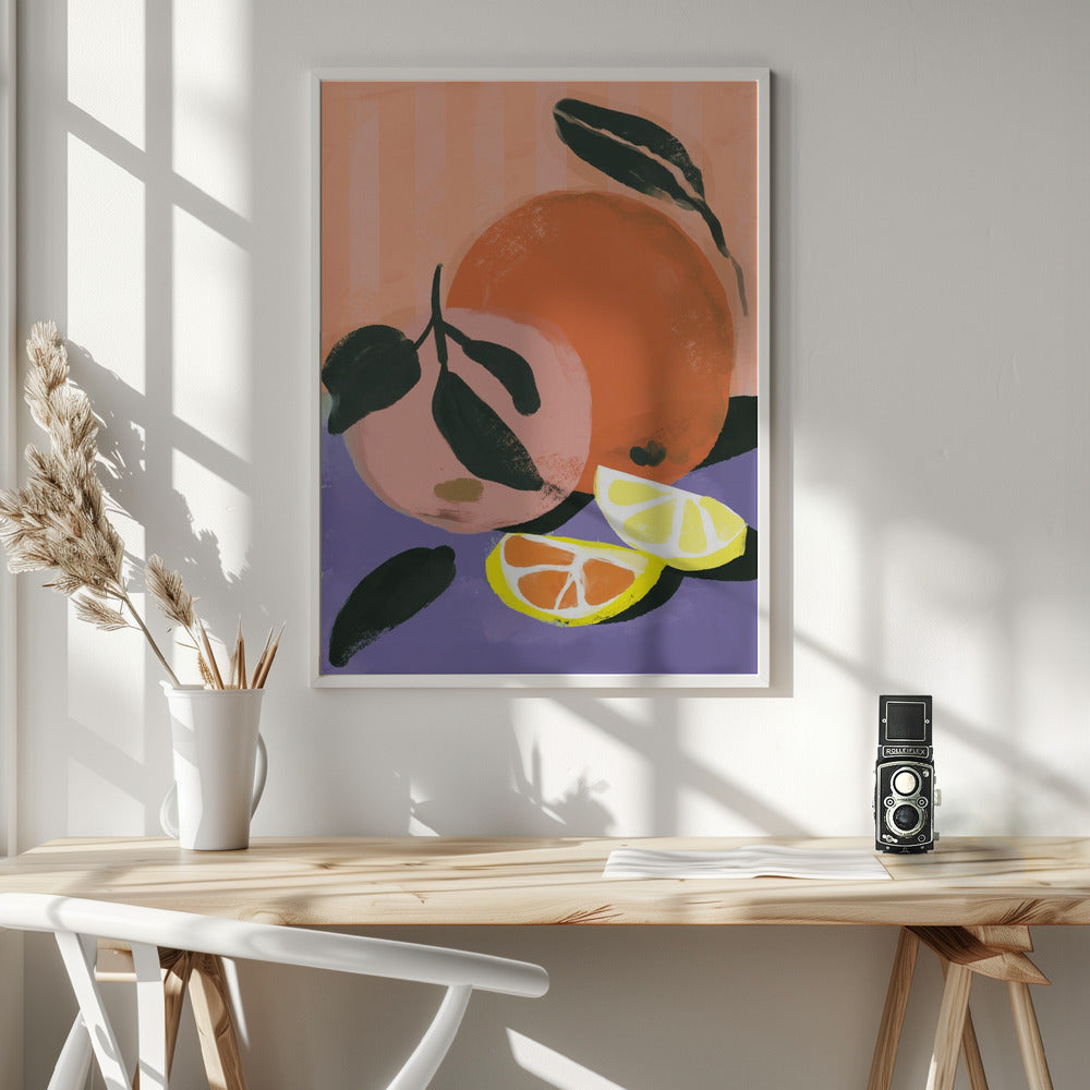 Fruity Summer No 3 - Poster / Art Print - interiör