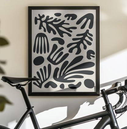 Henri Matisse Black Algae Collection #3 - Poster / Art Print - interiör