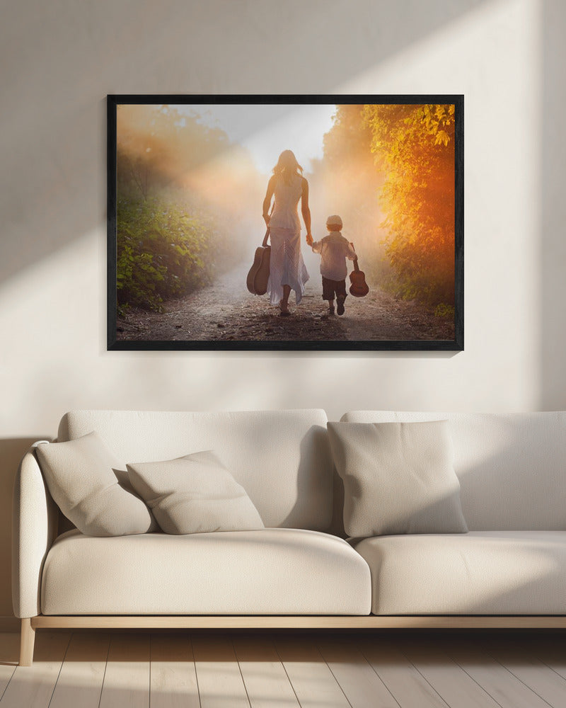 Forest musicians - Poster / Art Print - interiör