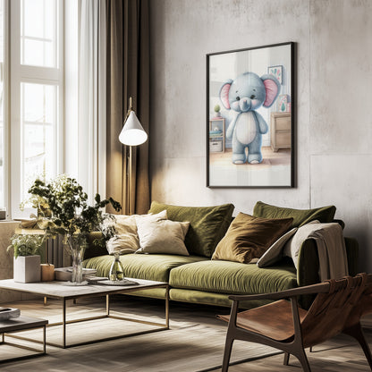Elephant - Poster / Art Print - interiör