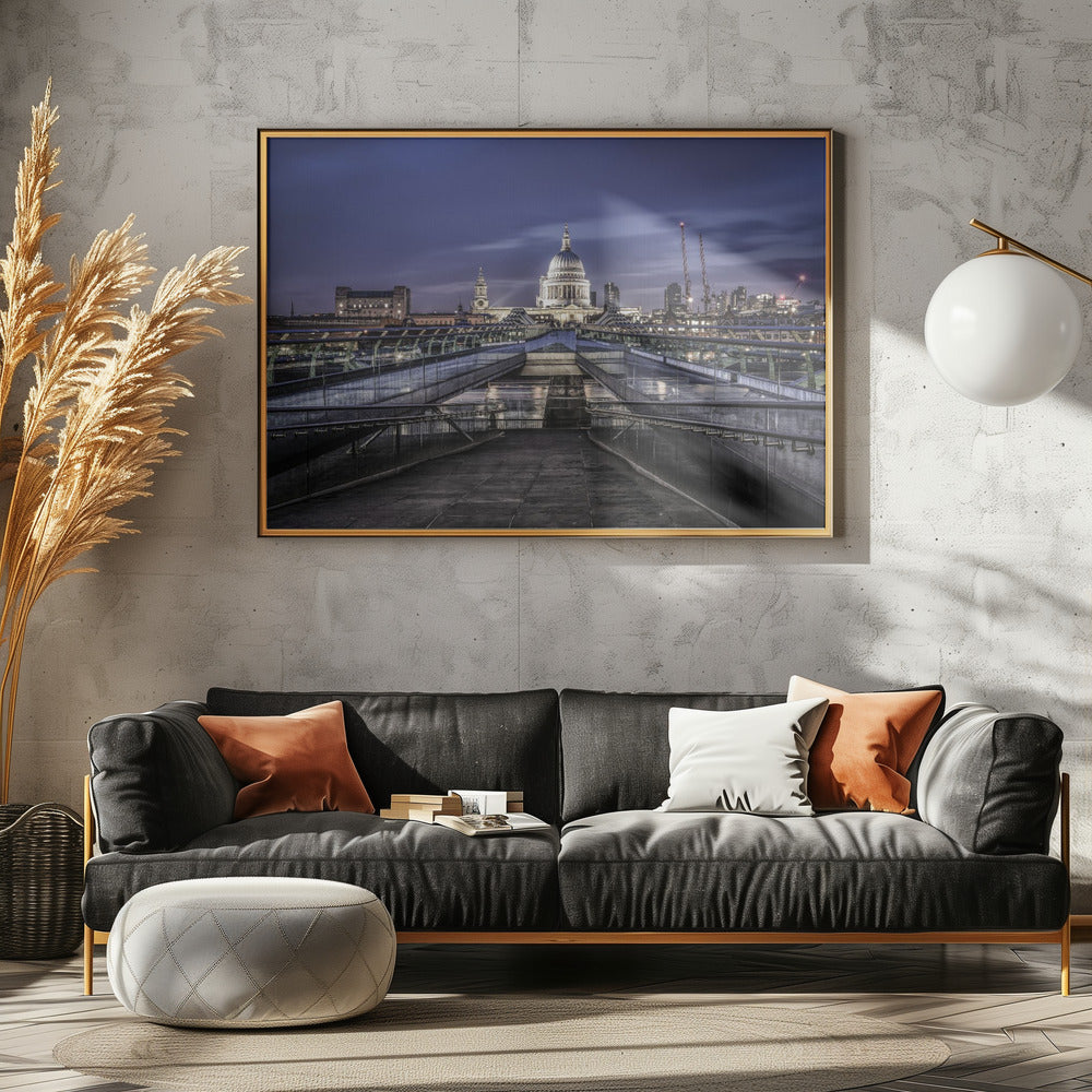 St. Johns Cathedral London - Poster / Art Print - interiör