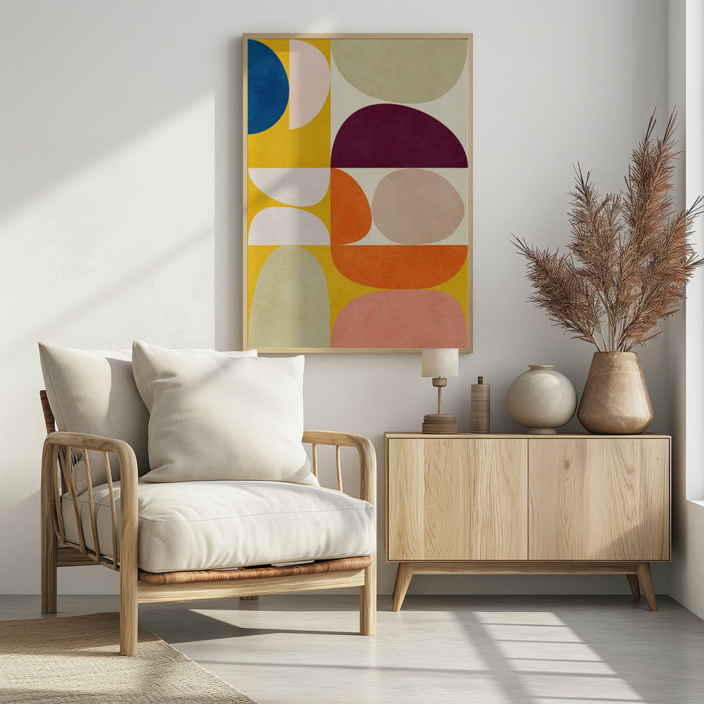 Vivid Bauhaus2 - Poster / Art Print - interiör