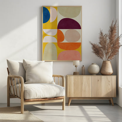 Vivid Bauhaus2 - Poster / Art Print - interiör