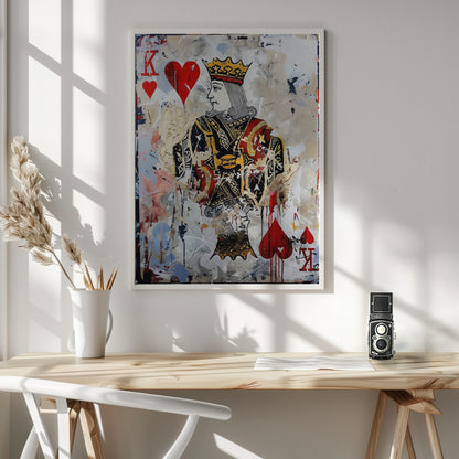 King of Hearts - Poster / Art Print - interiör