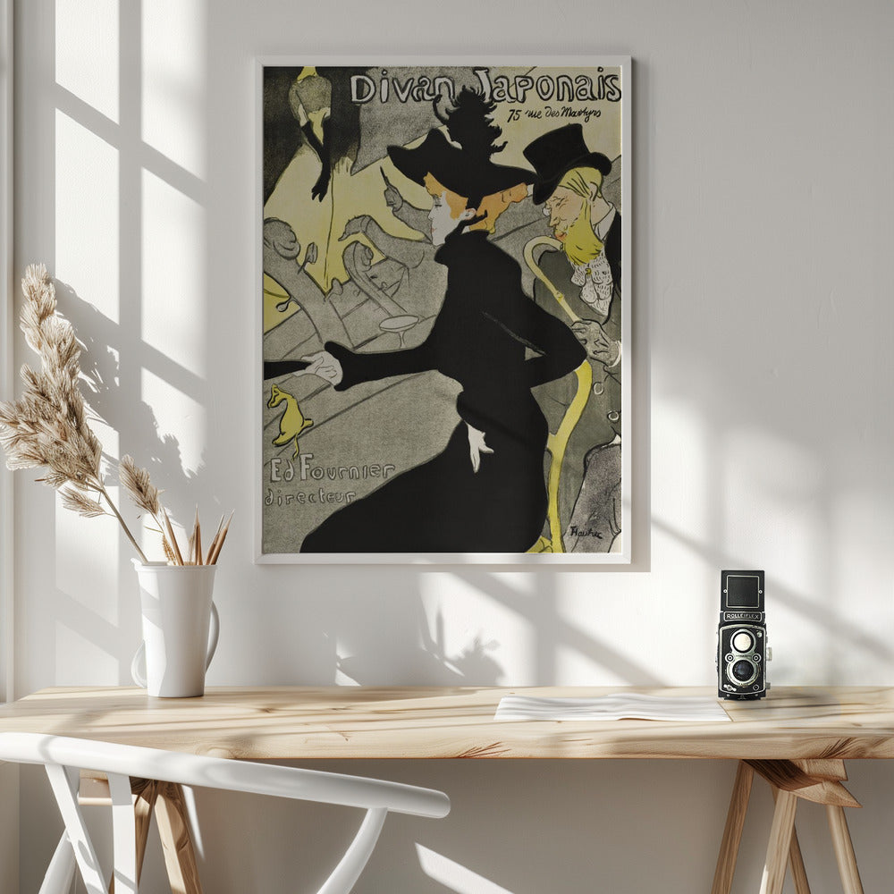 Divan Japonais (ca. 1892–1893) - Poster / Art Print - interiör