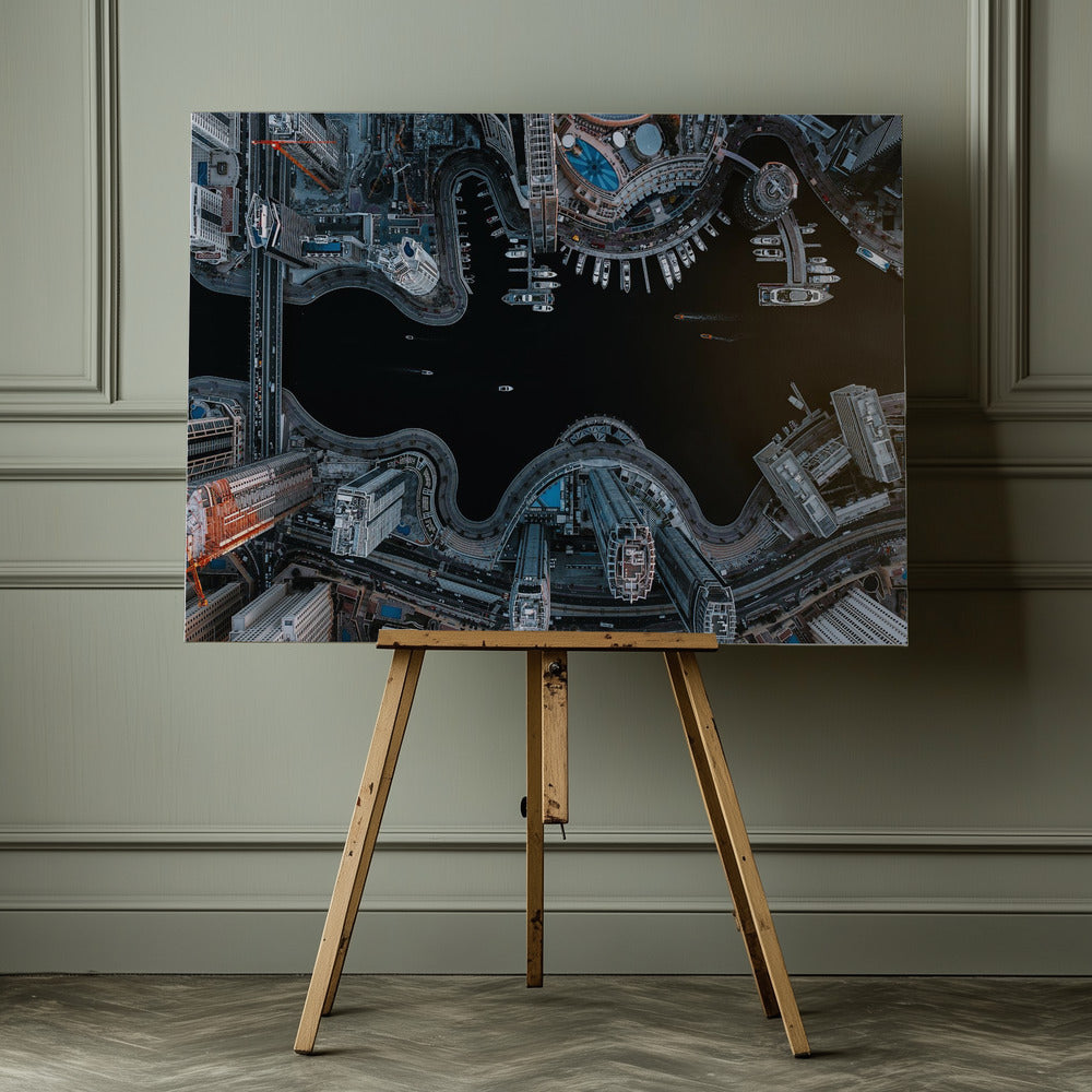 Dubai Marina 2 - Poster / Art Print - interiör
