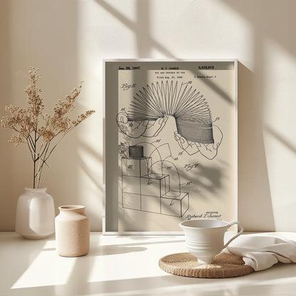 Toy and Process of Use Patent 1947 - Poster / Art Print - interiör
