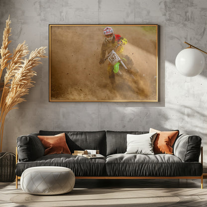 biker - Poster / Art Print - interiör