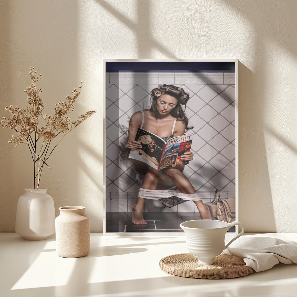 Multitasking - Poster / Art Print - interiör