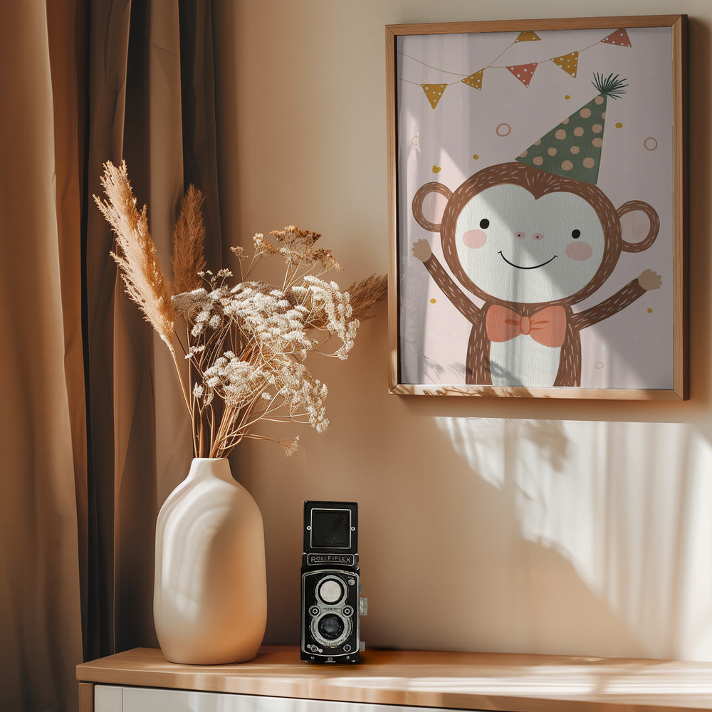 Happyape - Poster / Art Print - interiör