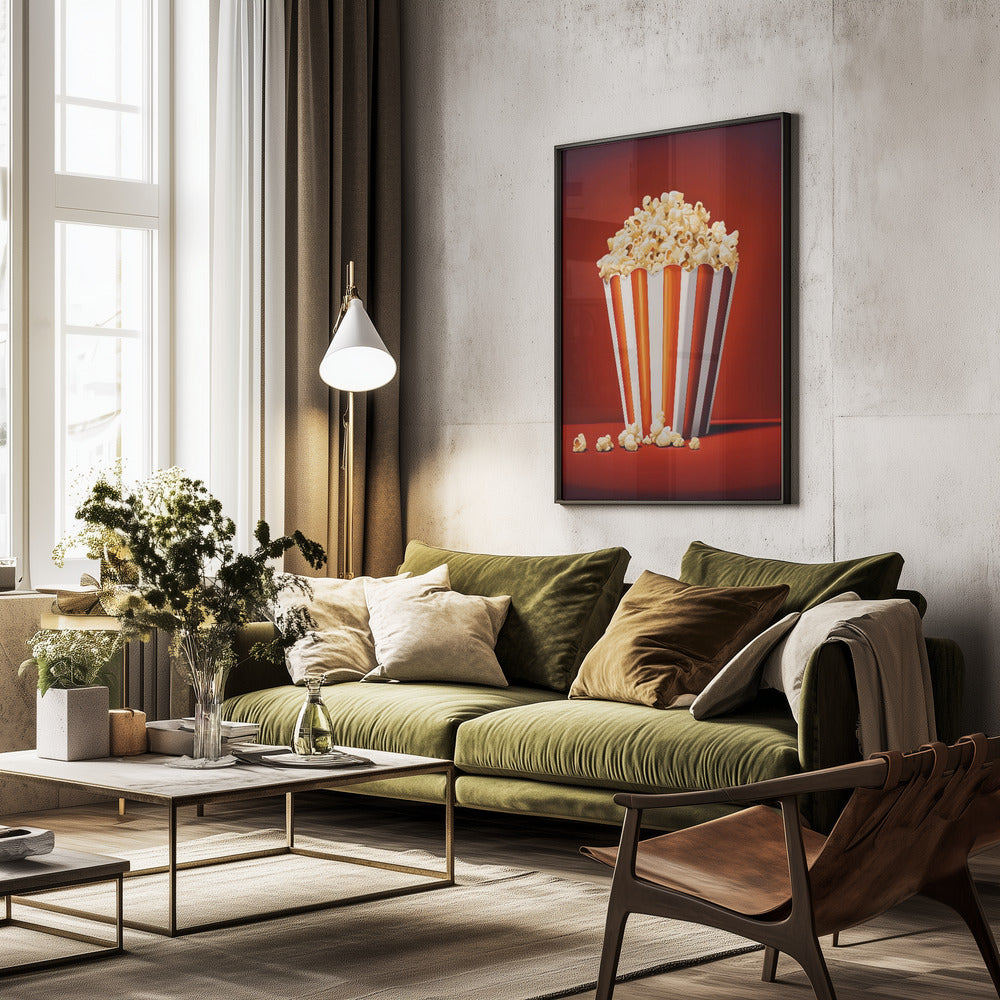 Popcorn - Poster / Art Print - interiör