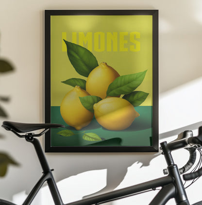 Limones - Poster / Art Print - interiör