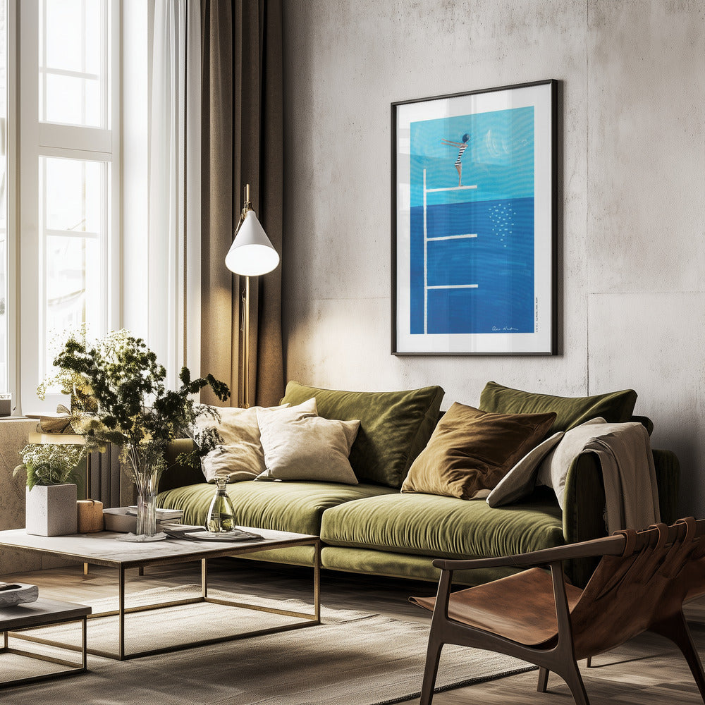 Ready to Dive - Poster / Art Print - interiör