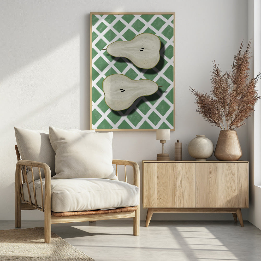 Pears - Poster / Art Print - interiör